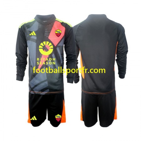 Tenue AS Roma Gardien Enfant Domicile 2024-2025 Maillot de Foot ML